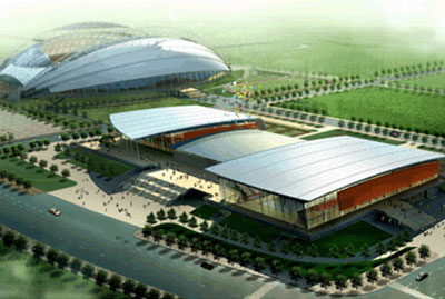 奧體中心游泳館網球館